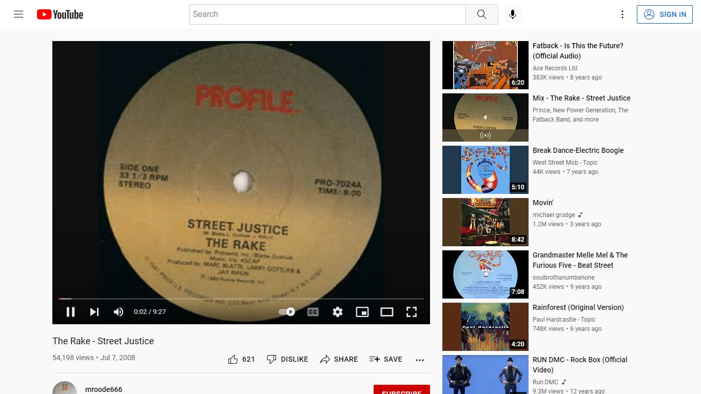 The Rake - Street Justice - YouTube